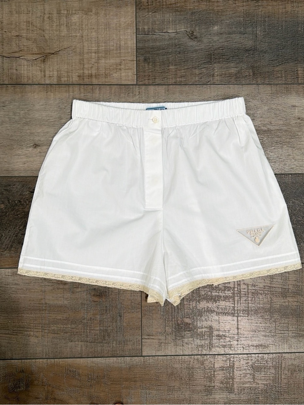 Prada lace trimmed boxer shorts - Picture 2 of 10